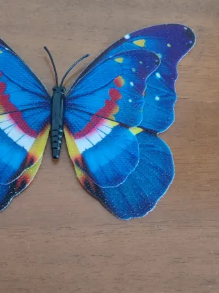 Calamita Frigo Farfalla Blu