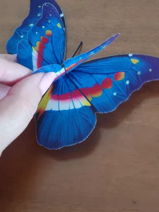 Calamita Frigo Farfalla Blu