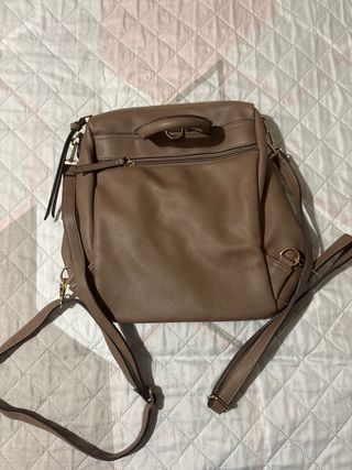 Mochila Paco Martinez Cierre Antirrobo Beige