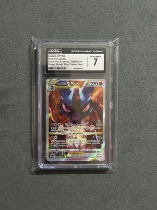 Lucario VSTAR CGC 7 Near Mint Pokémon