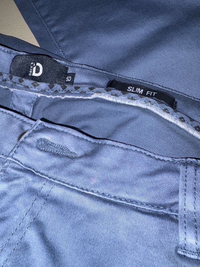 Pantaloni uomo Dack's Slim Fit taglia 50