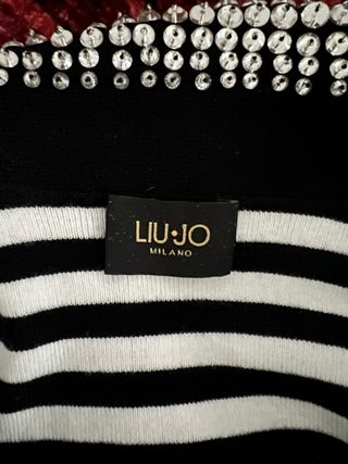 Maglia a righe bianche e nere tg 46