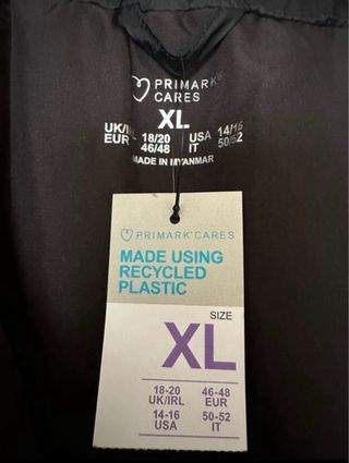 Chaqueta acolchada Primark XL sin estrenar