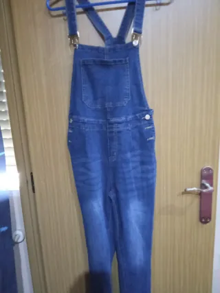 Peto vaquero azul talla M