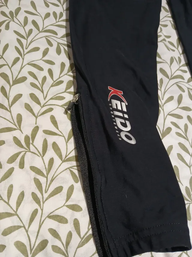 Mangas de ciclismo KEIDO negras