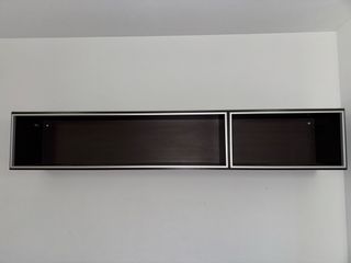 Estantería flotante negra
