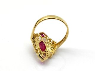 E1798272-78	Sortija Oro 18k Con Circonita,Rubi