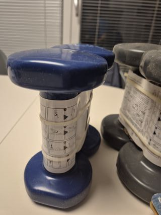 Pesas mancuernas 2kg y 3kg sin usar de decathlon