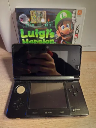 Nintendo 3DS Nero + Luigi's Mansion