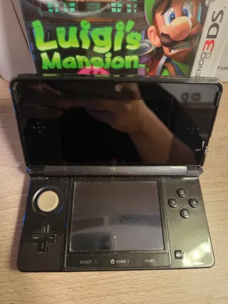 Nintendo 3DS Nero + Luigi's Mansion