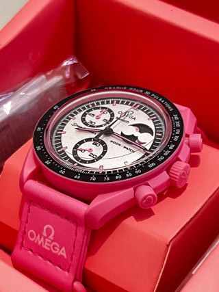 Omega Speedmaster Mission to the Pink