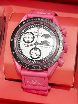 Omega Speedmaster Mission to the Pink
