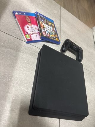PS4 (PlayStation 4) 1 TB Negra + 2 Juegos