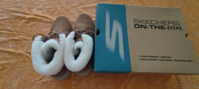 Botas Skechers Air Cooled Goga Mat Beige/Marrón