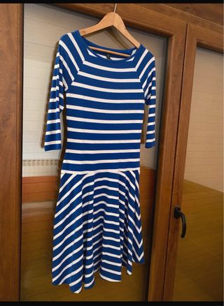 Vestido Ralph Lauren Rayas Azul Blanco