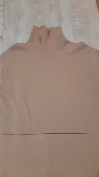 Vestido Zara Talla M Beige
