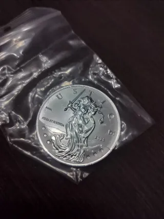 Onza Plata Niue 2025 Lady Justice