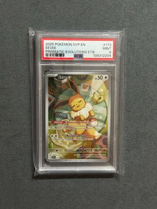 Carta Pokémon Eevee PSA 9 Prismatic Evolutions