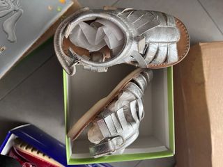 Sandalias plateadas  Talla 22