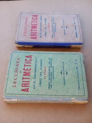 2 libri aritmetici Dalmáu Carles 1945