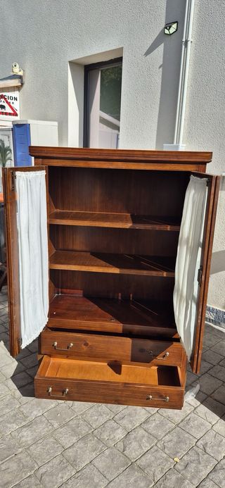 Mesa de comedor plegable de madera