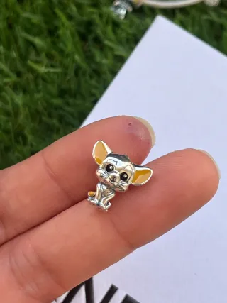 Charm Disney Simba Plata y Amarillo