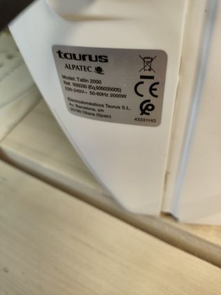 Radiador Taurus Blanco