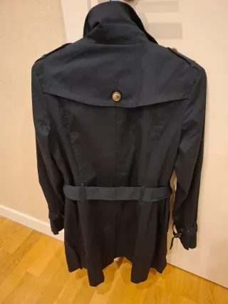 Gabardina azul marino Talla L