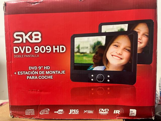 SK8 DVD 909 HD Doble Pantalla