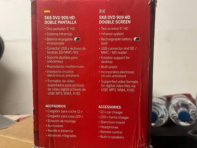 SK8 DVD 909 HD Doble Pantalla