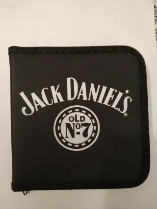 Estuche fundas porta cd, dvd Jack Daniels
