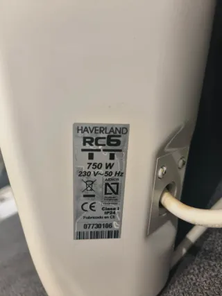 Radiador Eléctrico Calefactor HAVERLAND 6 elemento