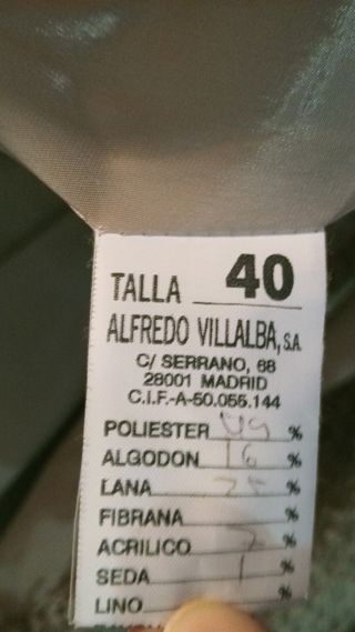 Chaqueta de entretiempo Alfredo Villalba Beige