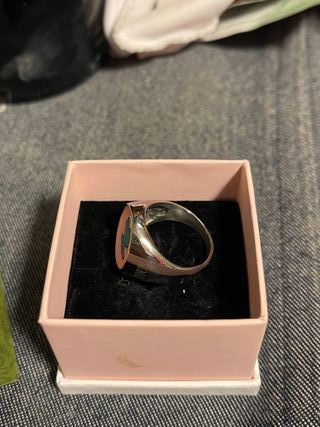 Anillo Tous Oso Rosa y Turquesa