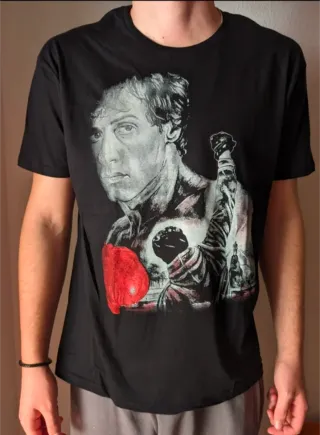 CAMISETA NEGRA - ROCKY BALBOA - XL y más...