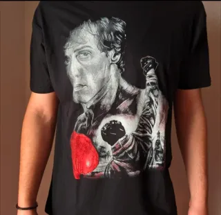 CAMISETA NEGRA - ROCKY BALBOA - XL y más...