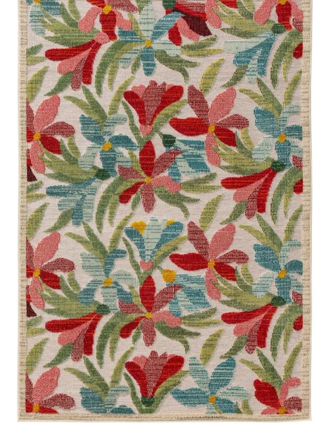 Alfombra Benuta 120x170cm Flores Sin uso