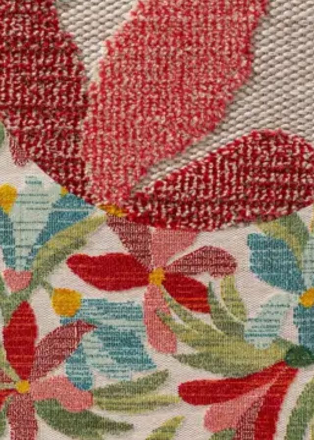 Alfombra Benuta 120x170cm Flores Sin uso