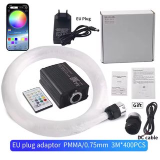 Kit Fibra Óptica LED 400 Puntos Luz