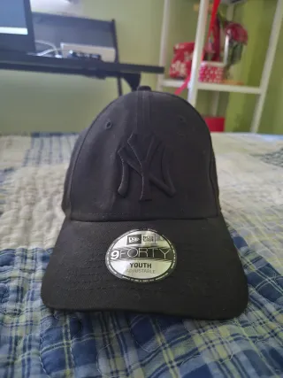 Gorra New Era NY 9FORTY Youth Negra