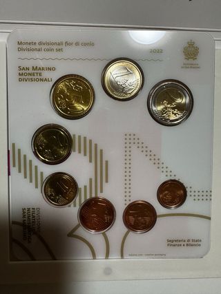 San Marino Monedas Euro 2022 UNC