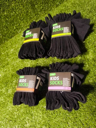 Calcetines negros 7 pares
