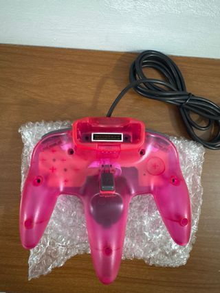 Controller rosa trasparente per Nintendo N64