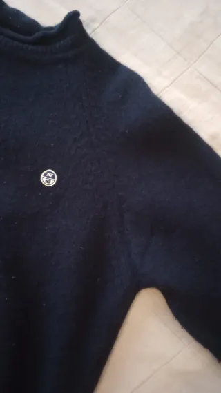 Jersey lana hombre color azul marino. North Sailes