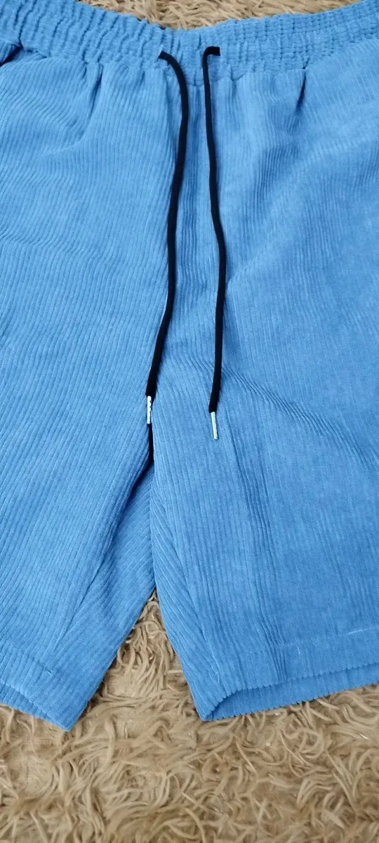 Pantalón corto de pana para hombre