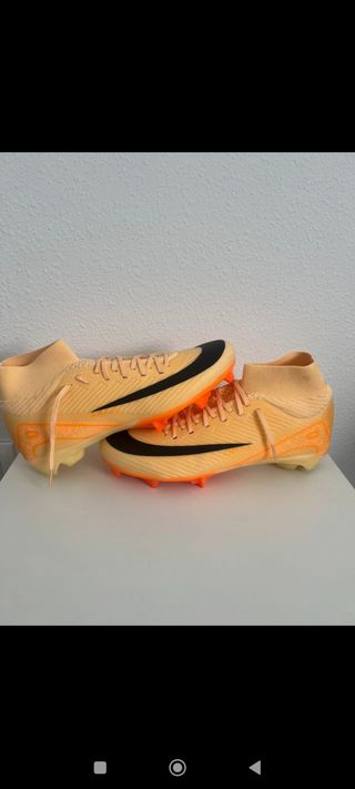 Botas de fútbol Nike Talla 41 Naranja/Negro