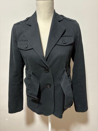 Chaqueta Sahariana Negra