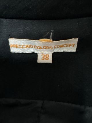 Chaqueta Sahariana Negra