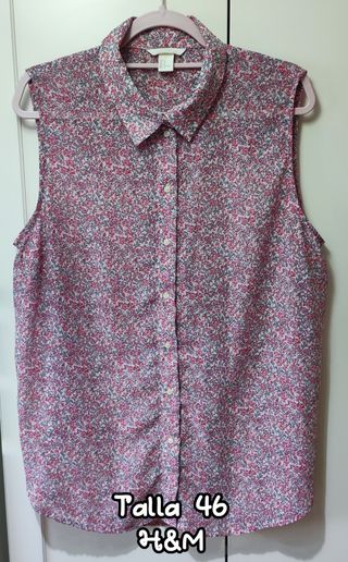 Blusa sin mangas H&M Talla 46
