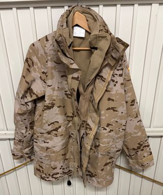 Chaquetón intemperie pixelado árido T-M/L 